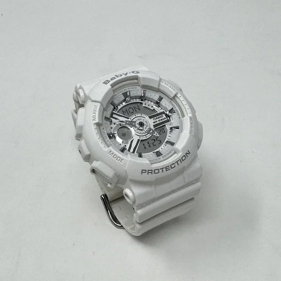 Casio Accessories Vintage Babyg Casio 5338 Ba1 Whitenew Batter Poshmark